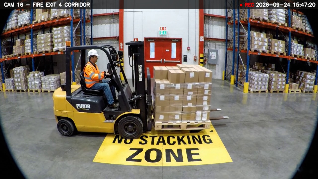 Blocked Fire Exit Doors & Egress Obstruction